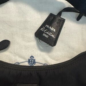 Prada Black Nylon Shoulder Bag